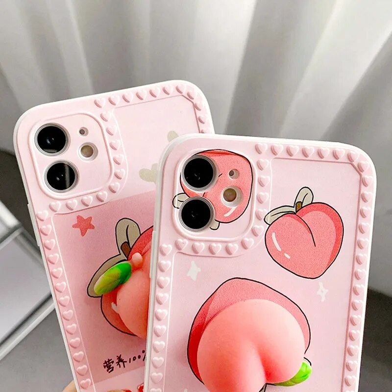 Cute 3D Peach Stress Reliever Case for iPhone - Premium Mobile Phone Cases from Dressmycell.com - Just $15! Shop now at Dressmycell.com Cute 3D Peach Stress Reliever Case for iPhone - Premium Mobile Phone Cases from Dressmycell.com - Just $15! Shop now at Dressmycell.com